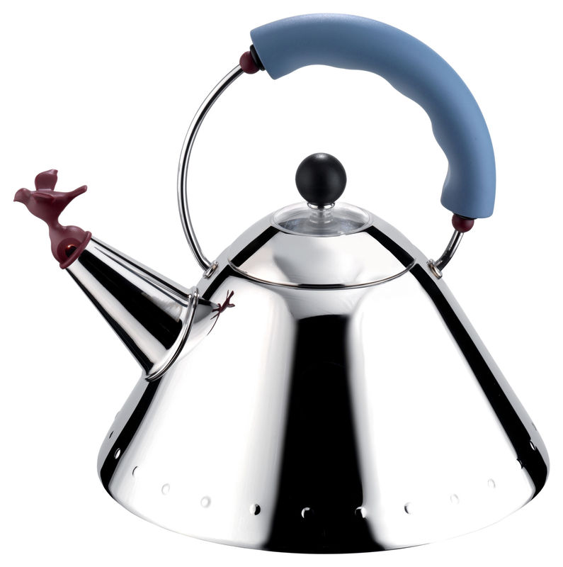 Tableware - Tea & Coffee Accessories - Oisillon Kettle by Alessi - Mirror polished - Stainless steel, Thermoplastic resin