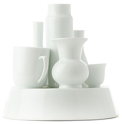Decoration - Vases - Hong Kong Vase by Pols Potten - White - Varnished china