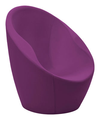 Möbel - Lounge Sessel - Ouch Gepolsterter Sessel mit Stoffbezug - Casamania - Violett - Gewebe, Metall, Schaumstoff