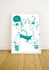 Grizzly Poster - Glow in the dark - 30 x 40 cm by OMY Design & Play
