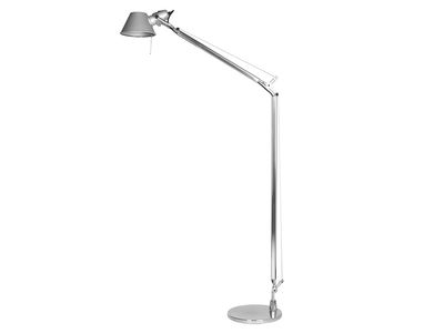 Lighting - Floor lamps - Tolomeo Floor lamp by Artemide - Aluminium - Anodized aluminium, Polished aluminium