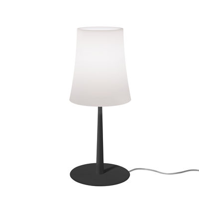 Image of Lampada da tavolo Birdie Easy Small - / H 43 cm di Foscarini - Nero - Materiale plastico