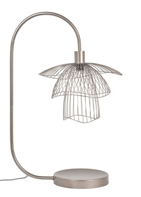 Forestier - Lampe de table Papillon en Métal, Acier thermolaqué - Couleur Rose - 200 x 69.44 x 62 cm