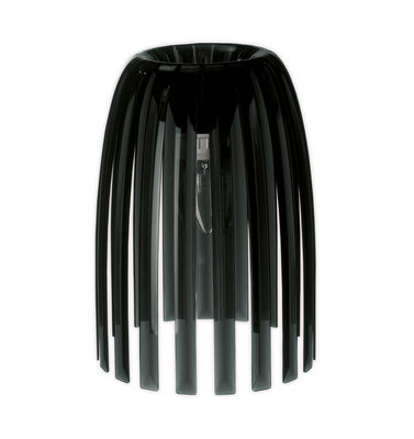 Abat-jour Josephine Small plastique noir / Ø 22 x H 28 cm - Koziol