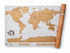 Poster Scratch Map / Carte du monde  à gratter - 82 x 58 cm - Luckies