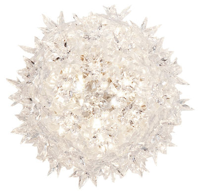 Luminaire - Appliques - Applique Bloom / Plafonier - Ø 28 cm - Kartell - Cristal - Polycarbonate