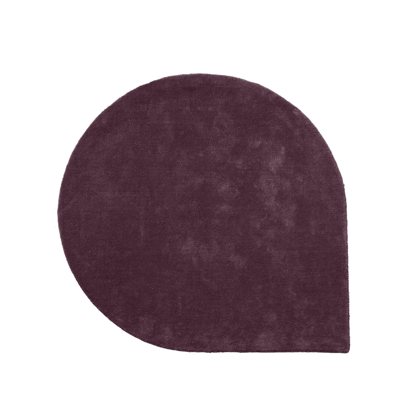 Tapis Stilla / 160 x 130 cm - Tufté main - AYTM rouge/violet en tissu