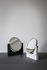 Miroir à poser Pepe Marble / Marbre & laiton - H 26 cm - Menu