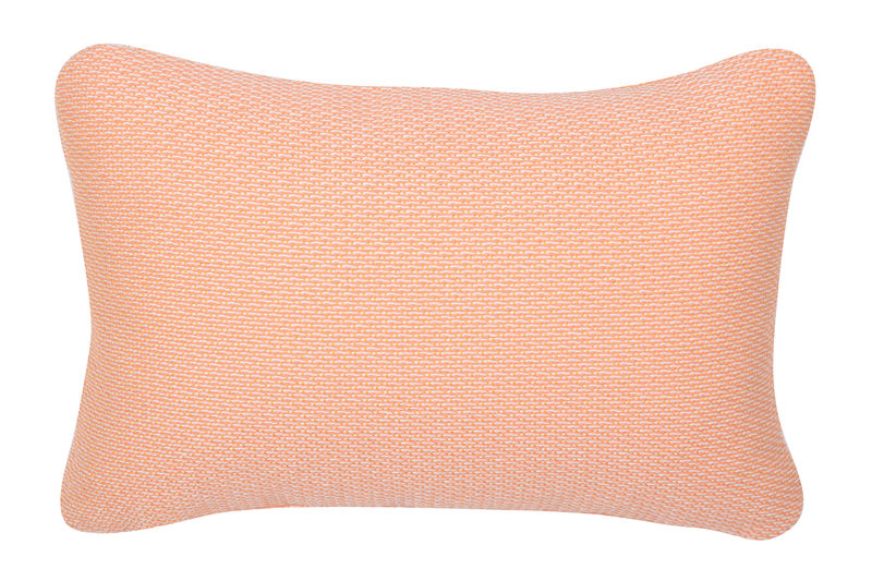 Decoration - Cushions & Poufs - Evasion Outdoor cushion textile pink orange beige / 44 x 30 cm - Fermob - Atacama - Acrylic fabric, Foam