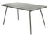Table rectangulaire Luxembourg / 6 personnes - 143 x 80 cm - Aluminium - Fermob