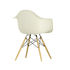 DAW - Eames Plastic Armchair Armchair - / (1950) - Light wood legs by Vitra