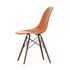 DSW - Eames Fiberglass Side Chair Chair - / (1950) - Dark wood by Vitra