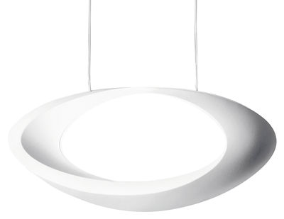 Illuminazione - Lampadari - Sospensione Cabildo LED - Artemide - Bianco - alluminio verniciato