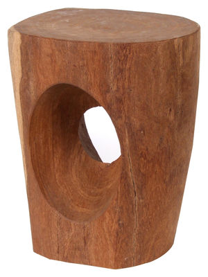 Furniture - Stools - Devil's Eye Stool by Pols Potten - Natural wood - Wood