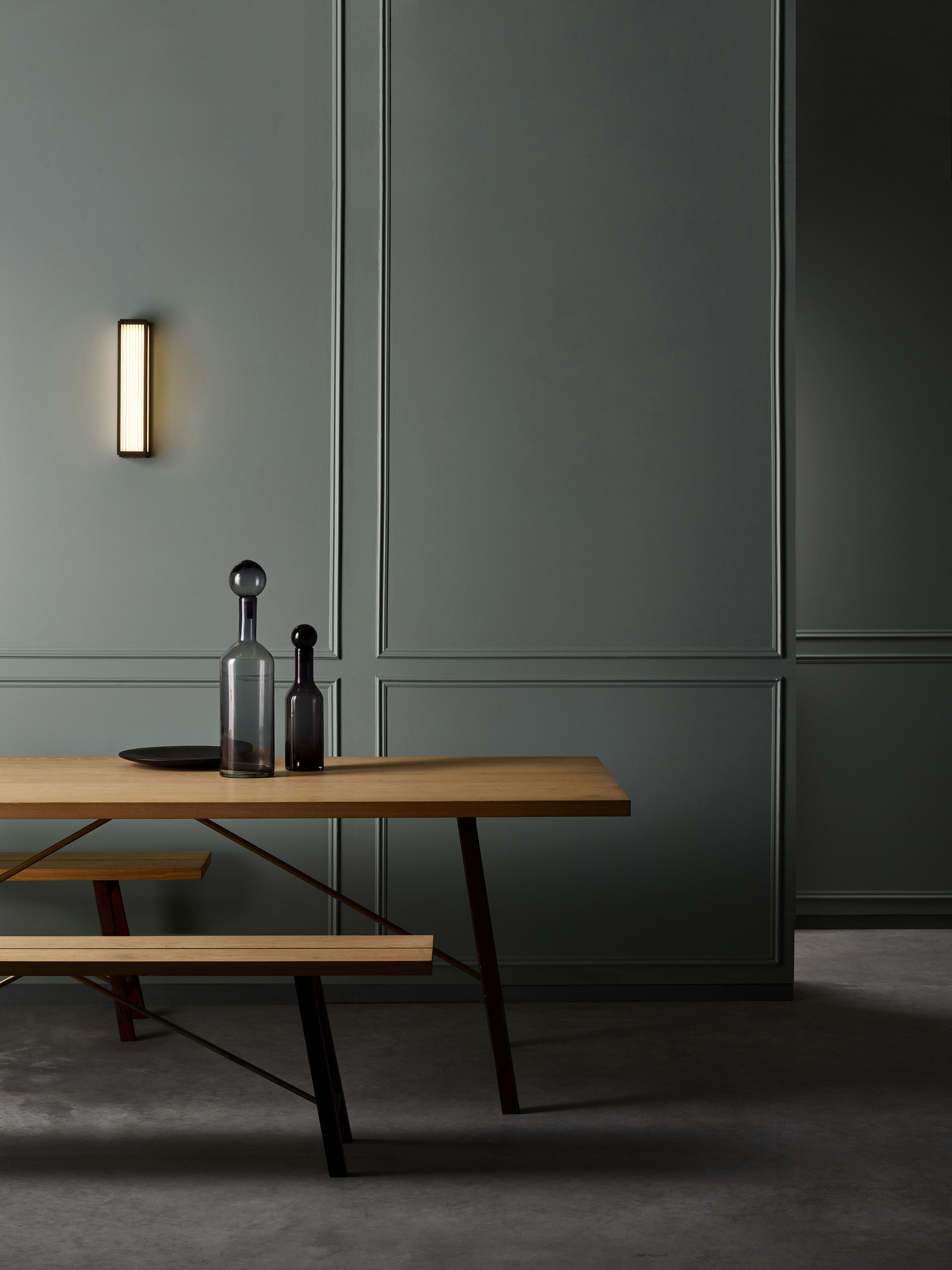 applique boston led astro lighting metal made in design