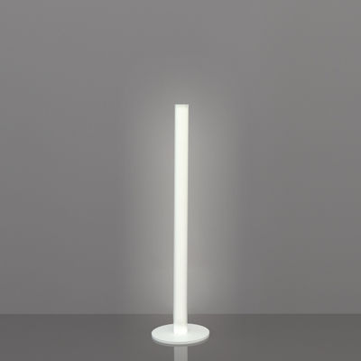 Lampadaire Flux / H 124 cm - Slide blanc en matière plastique