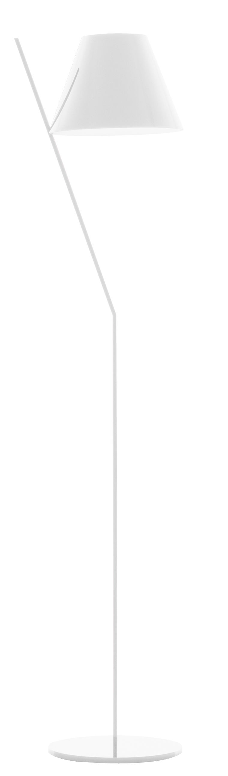 Lampadaire La Petite / H 160 cm - Artemide blanc en métal/matière plastique