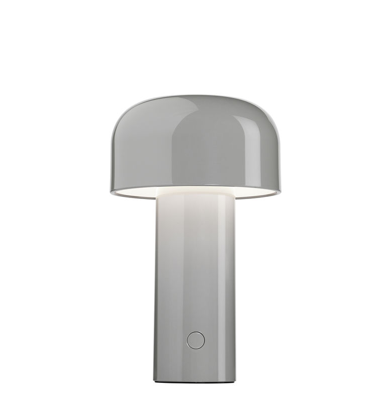 Luminaire - LED - Lampe sans fil rechargeable Bellhop plastique gris / USB - Plastique - Flos - Gris - Polycarbonate