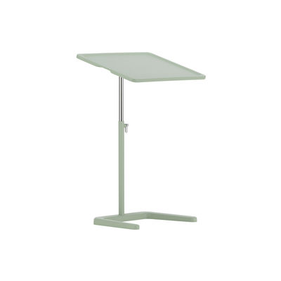 Vitra - Table d'appoint Nestable en Plastique, Acier - Couleur Vert - 50 x 53.83 x 57.4 cm - Designe