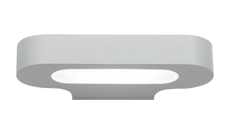 Luminaire - Appliques - Applique Talo LED métal blanc / L 21 cm - Artemide - Blanc - Aluminium verni
