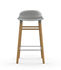 Form Bar stool - H 65 cm / Oak leg by Normann Copenhagen