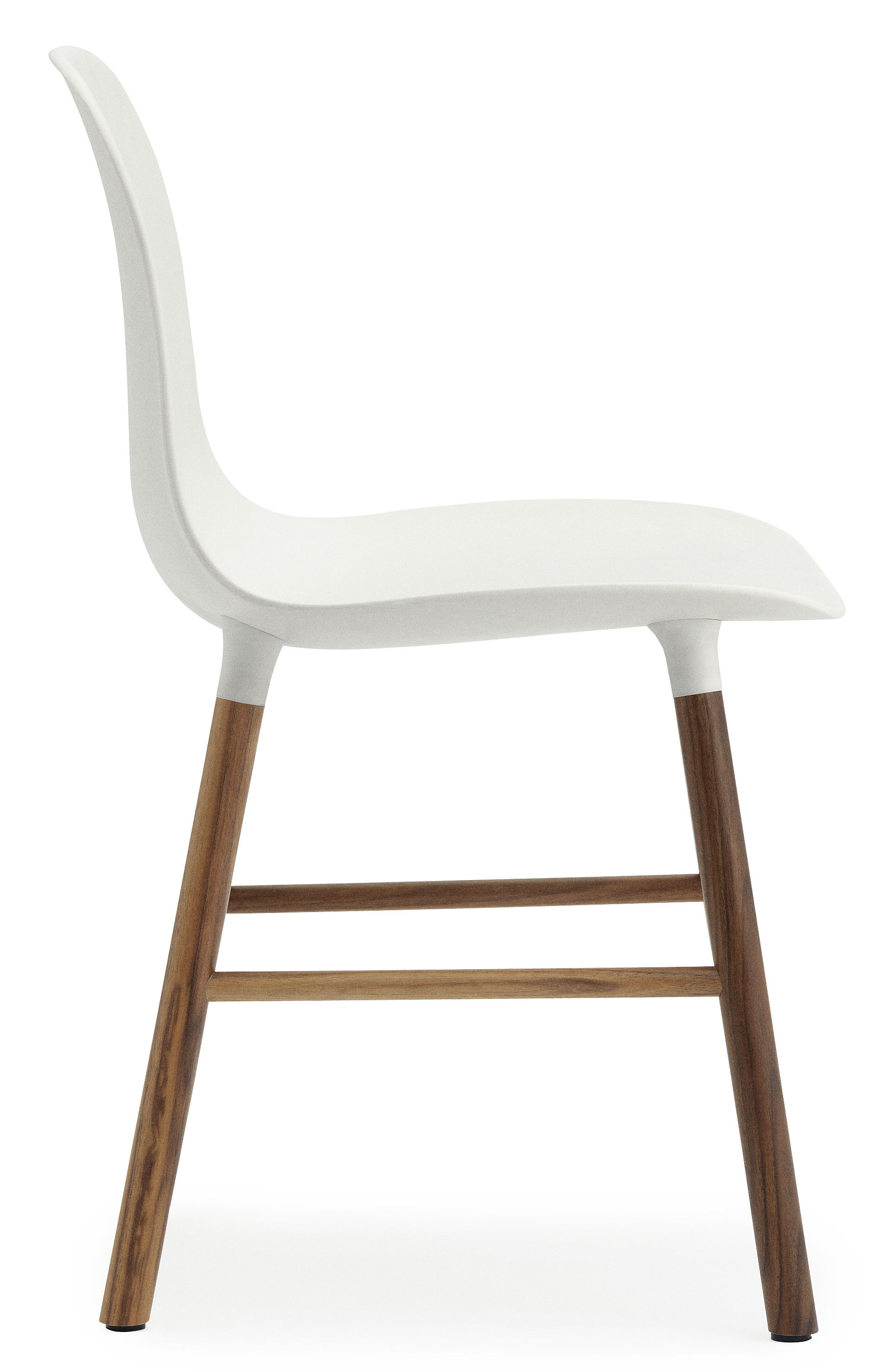 Normann Copenhagen Form Chair White/Natural wood Made In Design UK