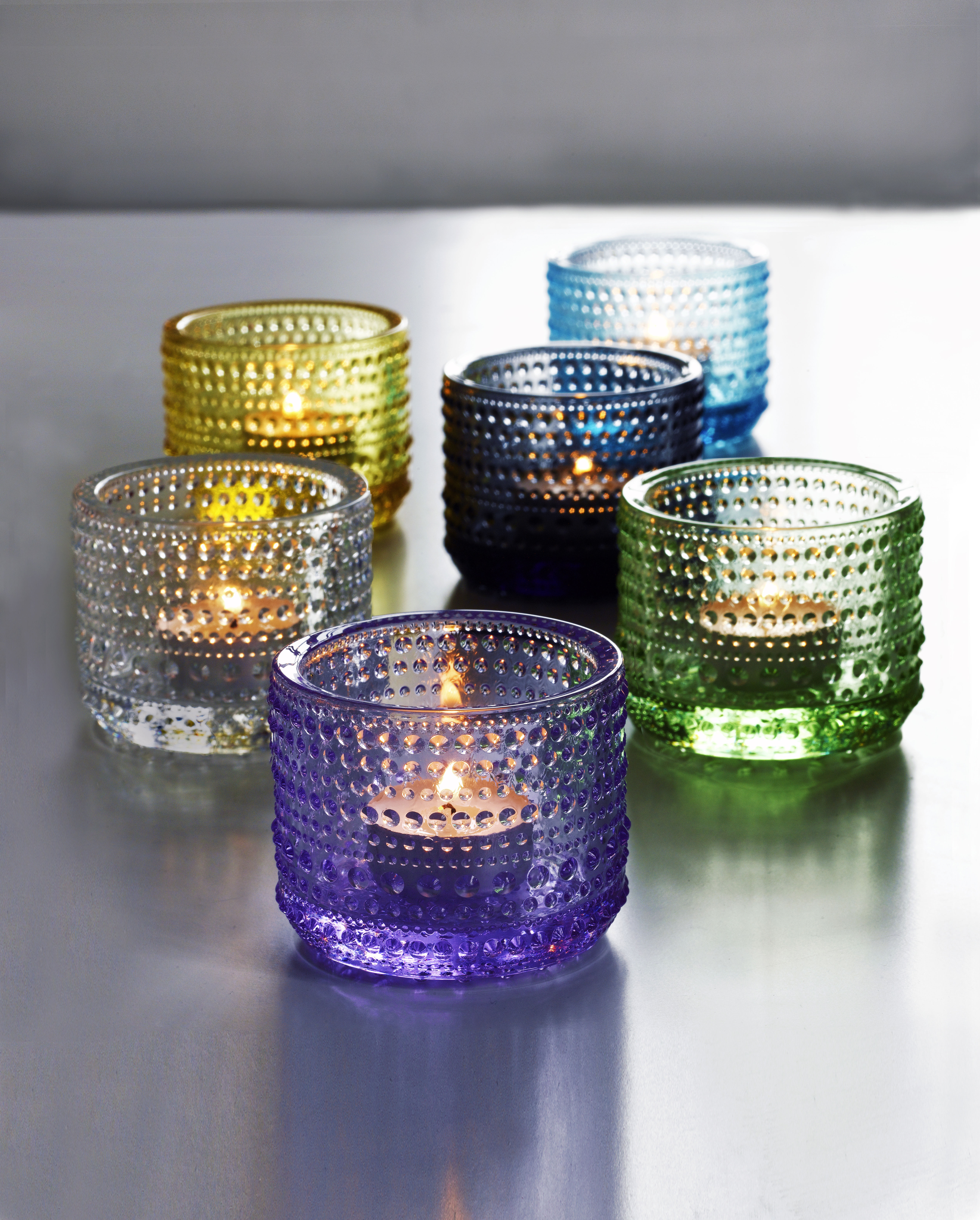 Iittala Kastehelmi Candle Holder - Transparent | Made In Design UK