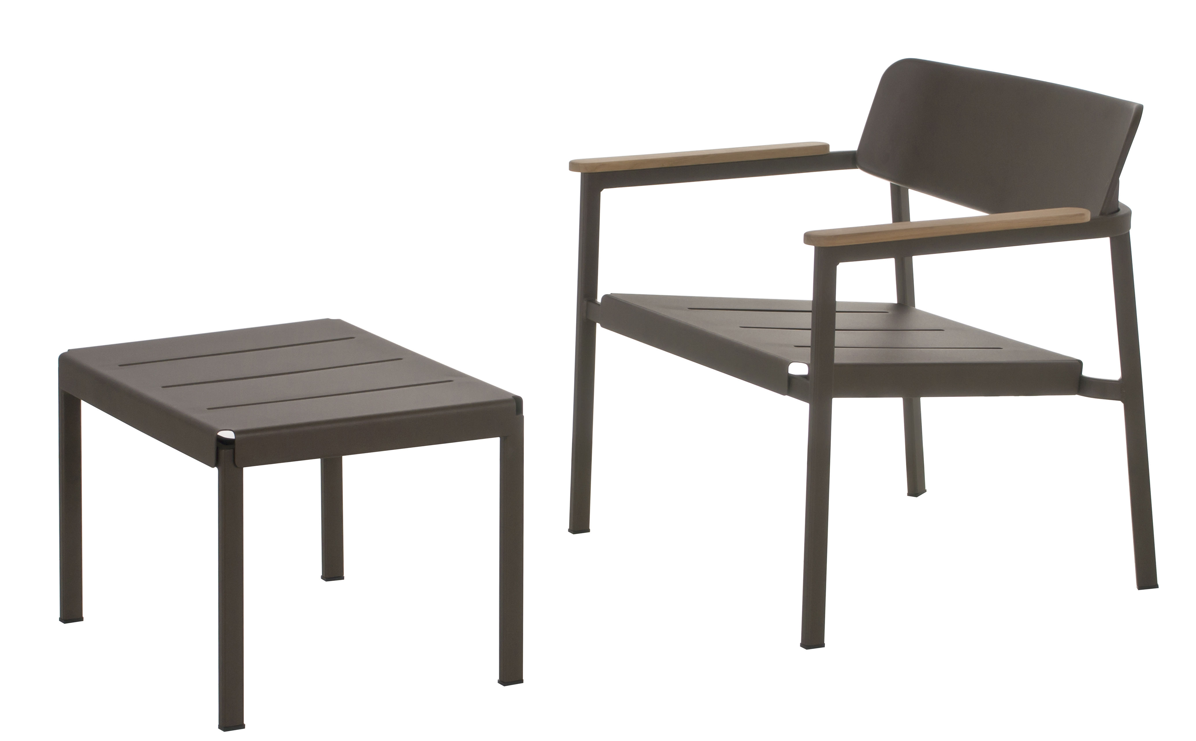 Emu Shine Low armchair Brown/Beige Made In Design UK