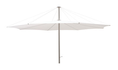 Outdoor - Parasols - Inumbra Parasol - Ø 350 cm by Extremis - White - Ø 350 cm - Polyester cloth, Stainless steel