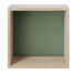 Stacked 2.0 Shelf - / Medium carré 43x43 cm / Avec fond coloré by Muuto