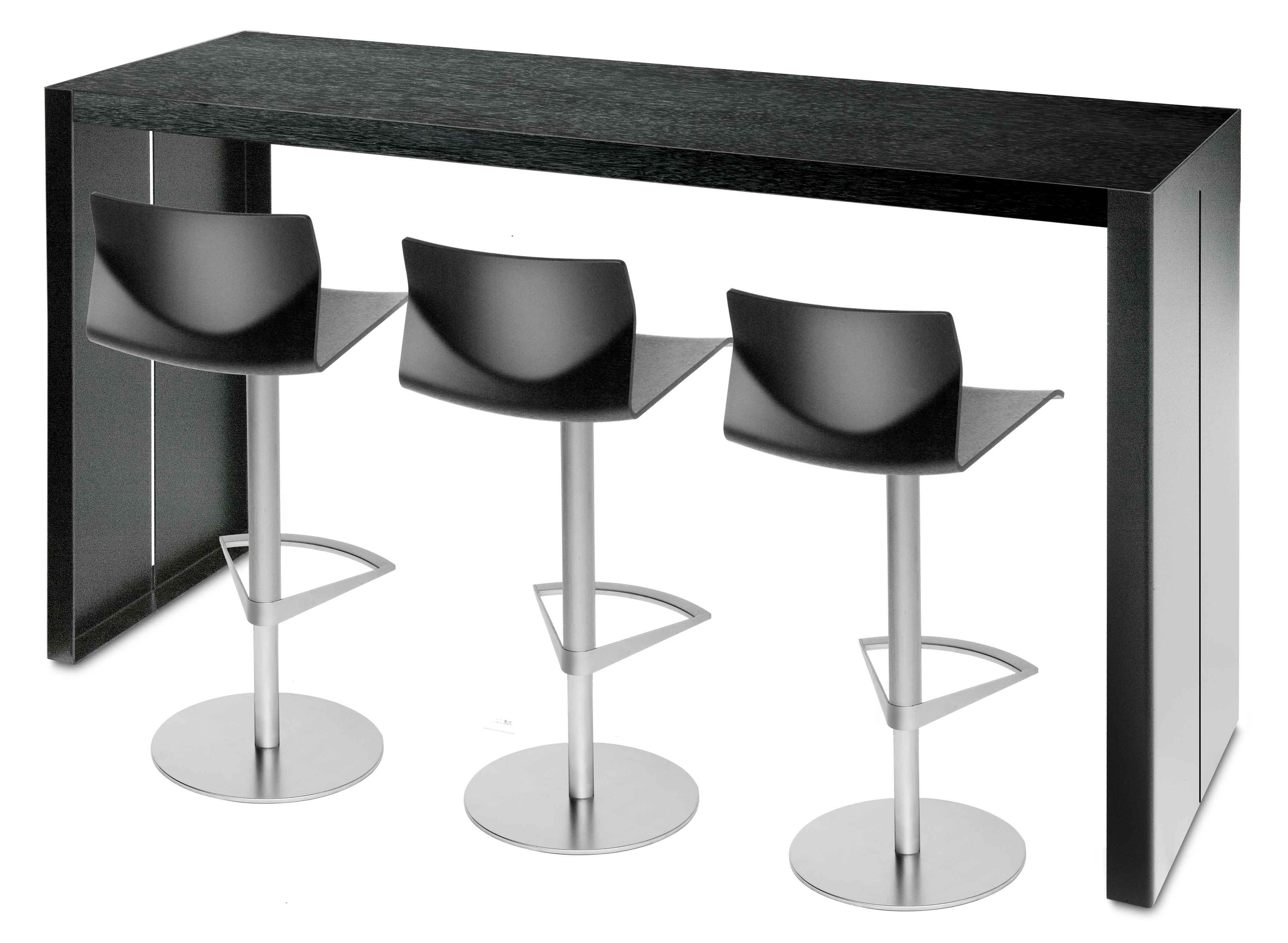  Table  haute  Panco Lapalma Noir Made In Design 