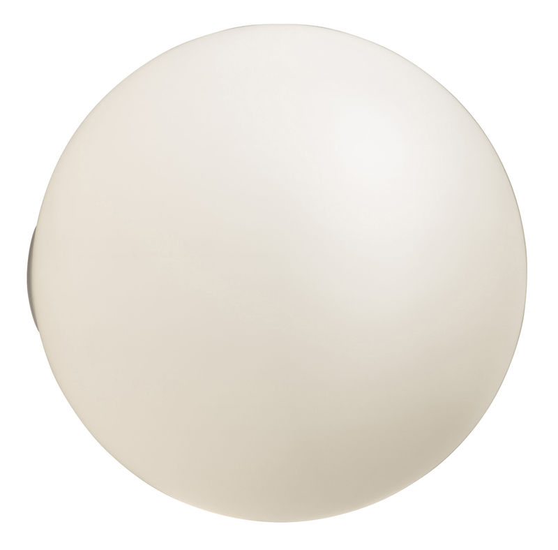 Illuminazione - Lampade da parete - Applique d\'esterno Dioscuri vetro bianco soffitto - Artemide - Ø 25 cm - Bianco - vetro soffiato