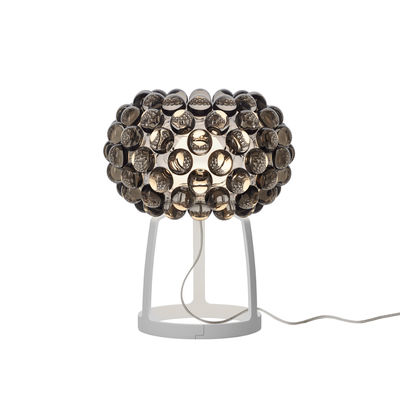 Illuminazione - Lampade da tavolo - Lampada da tavolo Caboche Plus - / LED di Foscarini - Grigio - Alluminio laccato, PMMA