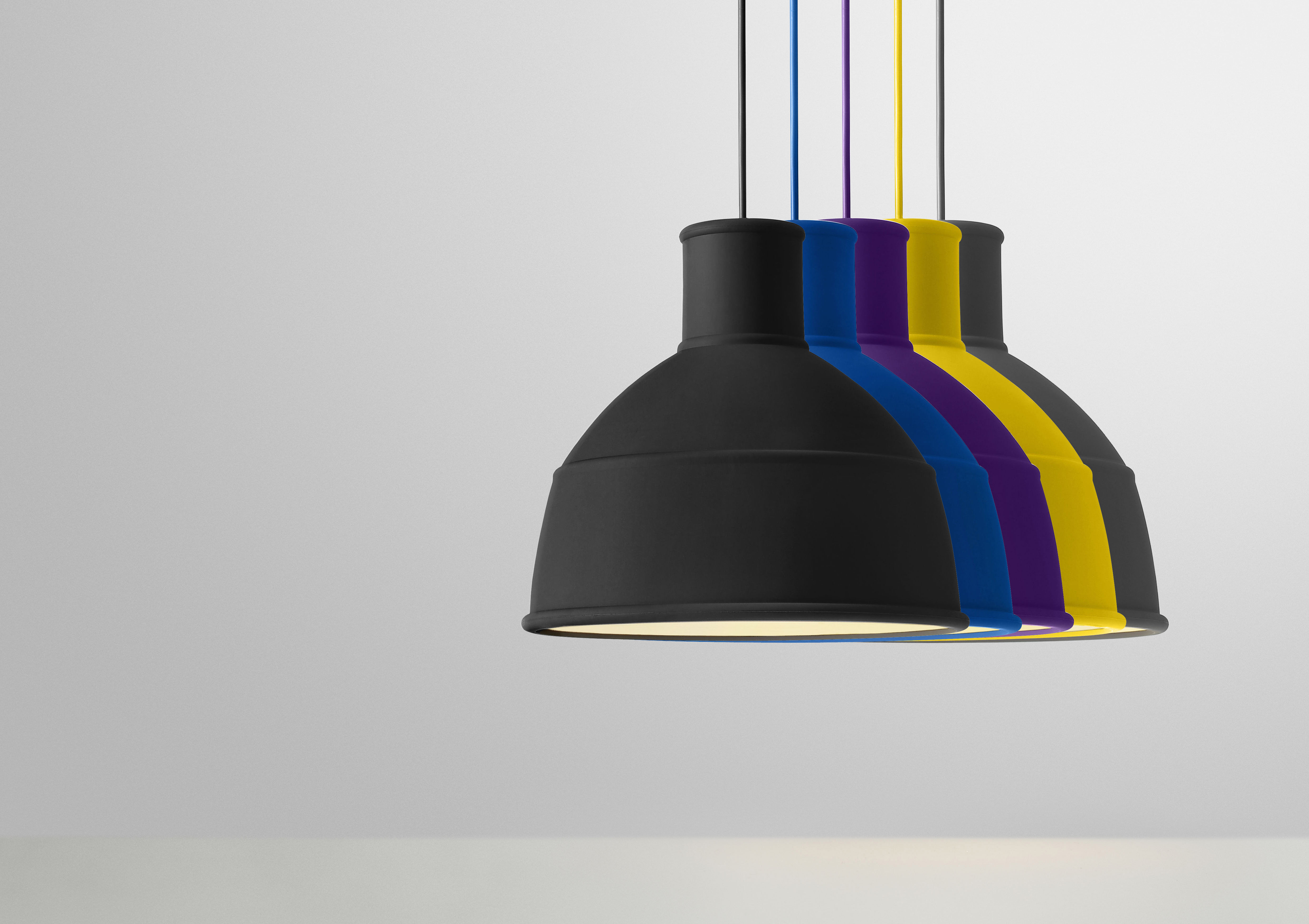 Pendant Unfold By Muuto Grey H 29 5 X Ø 32 Made In Design Uk Lighting Pendant Unfold Silicone By Muuto Grey