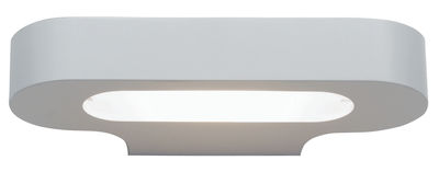 Luminaire - Appliques - Applique Talo / Version halogène - L 21 cm - Artemide - Blanc - Aluminium verni