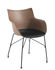 Q/Wood Armchair - / Moulded wood by Kartell