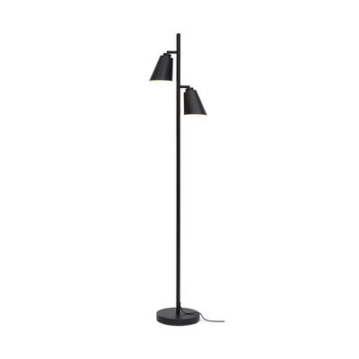 Lighting - Floor lamps - Bremen Floor lamp - / 2 adjustable spotlights - H 162 cm by It's about Romi - Black - Steel