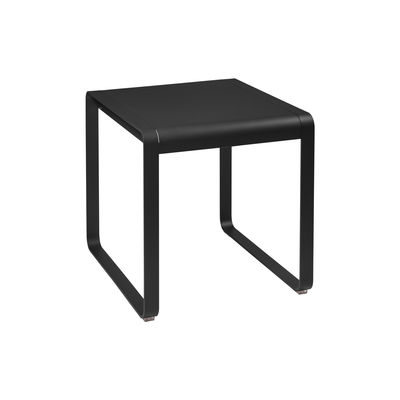 Fermob - Table rectangulaire Bellevie en Métal, Aluminium - Couleur Noir - 79.9 x 79.9 x 74 cm - Des