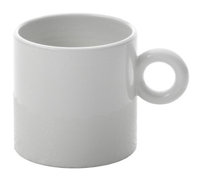Table et cuisine - Tasses et mugs - Tasse à café Dressed - Alessi - Tasse à moka - Blanc - Porcelaine