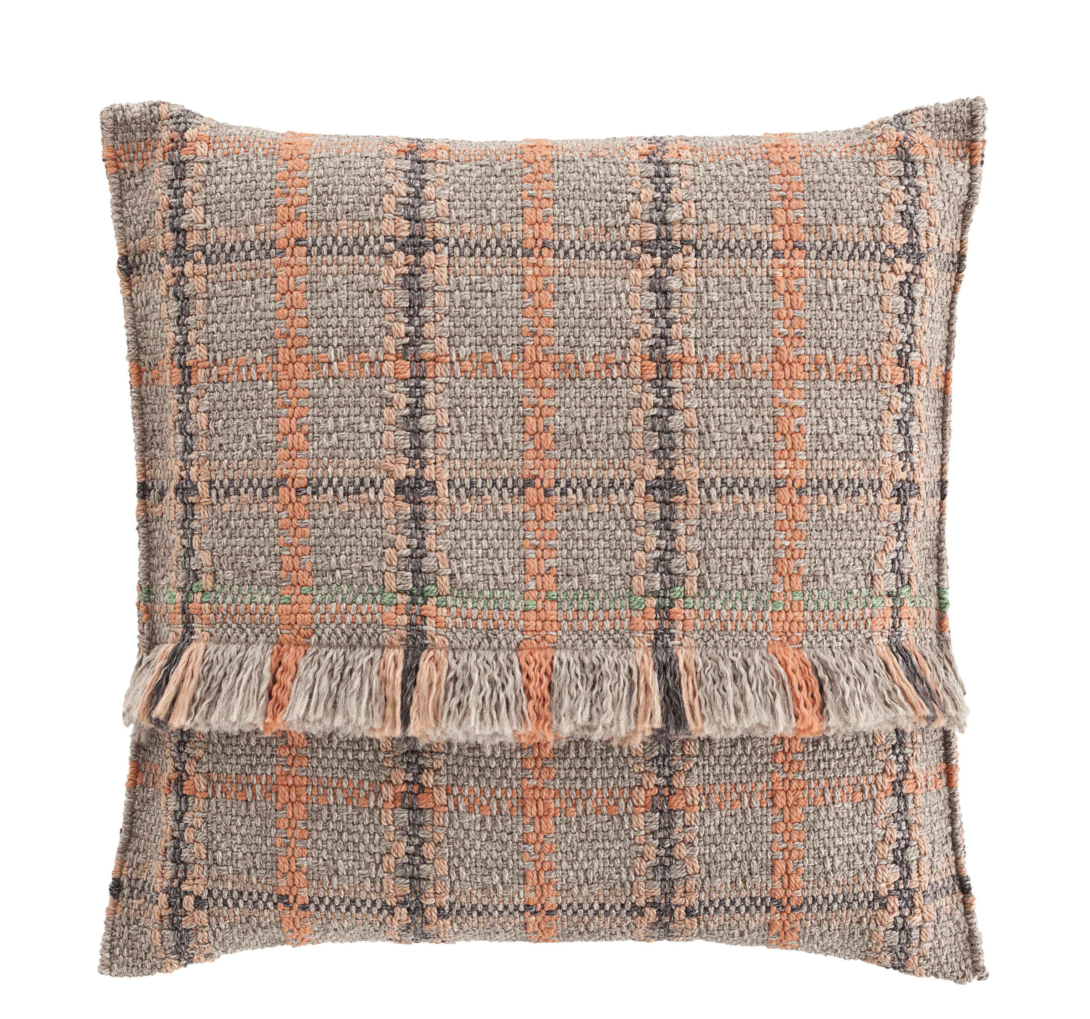 Gan Garden Layers Cushion Orange/Brown Made In Design UK