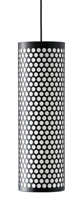Illuminazione - Lampadari - Sospensione Pedrera ANA - Ø 20 x H 63 cm di Gubi - Nero - Metallo, Polietilene