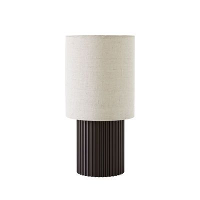 &tradition - Lampe sans fil rechargeable Manhattan en Métal, Tissu - Couleur Beige - 200 x 22.89 x 2