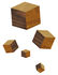 Sticker Touche du bois/cubes di Domestic