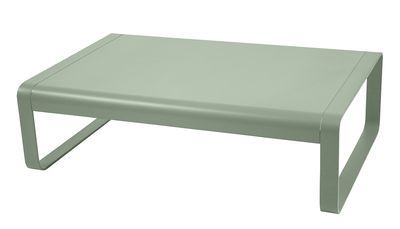 Fermob - Table basse Bellevie en Métal, Aluminium - Couleur Vert - 92.05 x 92.05 x 36 cm - Designer 