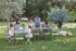 Tavolo pieghevole Bistro - / 57 x 57 cm - Acciaio / 2 persone di Fermob