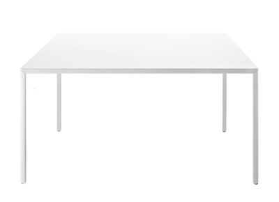 Outdoor - Tavoli  - Tavolo rettangolare Passe-partout Outdoor - / 180 x 90 cm di Magis - Bianco - Acciaio verniciato, alluminio verniciato