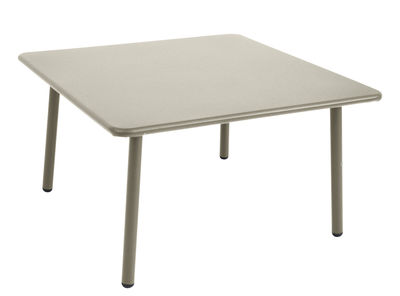 Furniture - Coffee Tables - Darwin Coffee table - 70 x 70 cm by Emu - Grey - Varnished steel
