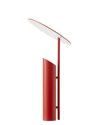 Illuminazione - Lampade da tavolo - Lampada da tavolo Reflect - / Verner Panton ( 1980) di Verpan - Rosso - Acciaio laccato epossidico