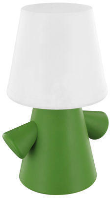 Luminaire - Lampes de table - Lampe solaire Green man - Lexon - Vert / Blanc - ABS