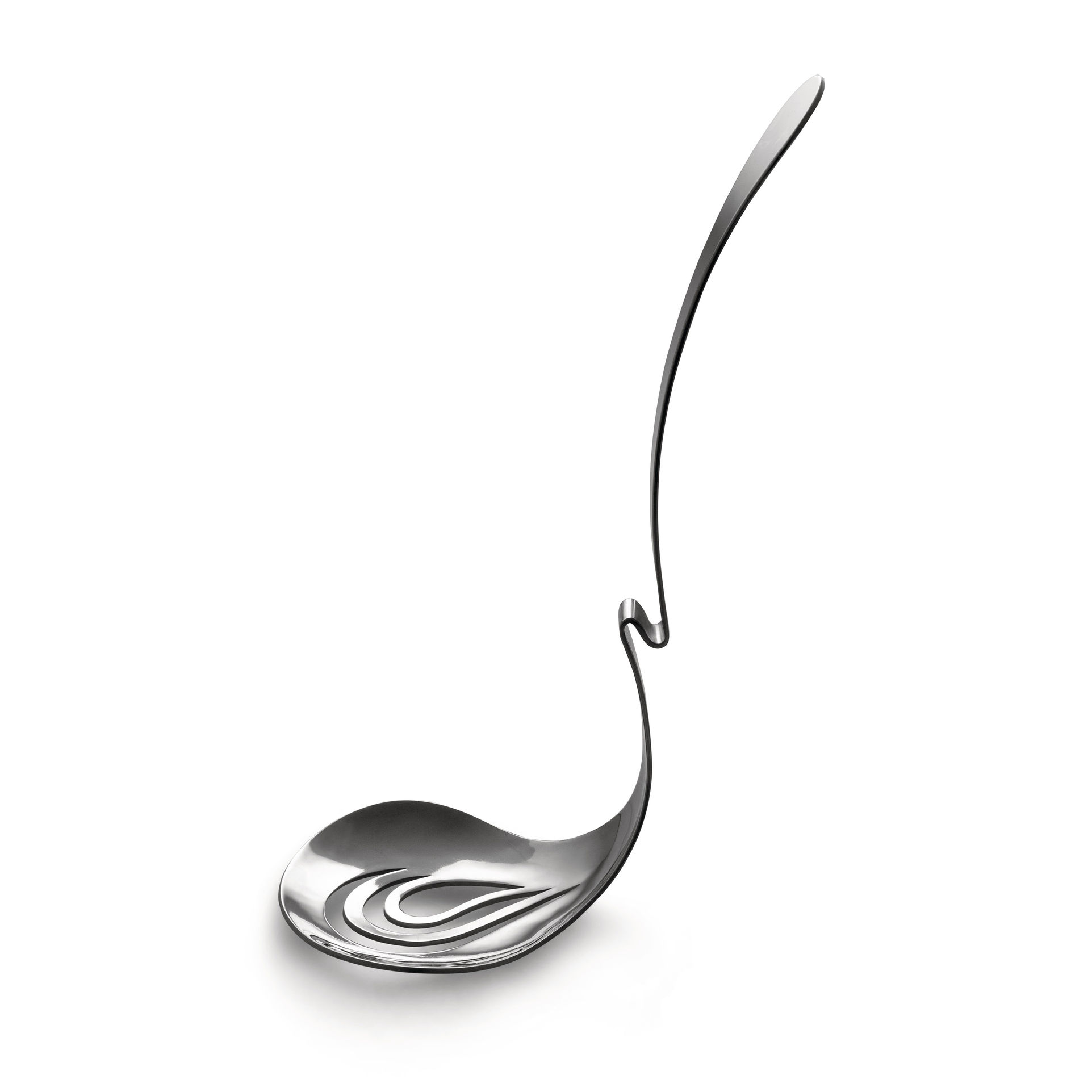 Alessi Nunziatella Mozzarella slotted spoon Metal Made In Design UK